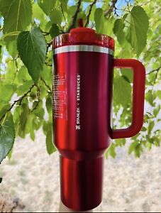 Starbucks Stanley Holiday 2023 Collab (40 oz) Red Tumbler Mug - Sold on eBay November 5th, 2023 for $175.00