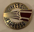 1985 Peet’s  Vintage Espresso Metal Enamel  Pin W/ Clasp Starbucks Espresso HTF - Sold on eBay August 26th, 2024 for $99.99