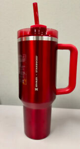 New Stanley X Starbucks Cup RED 40z HOLIDAY 2023 - IN HAND - READY TO SHIP?? - Sold on eBay November 7th, 2023 for $140.00