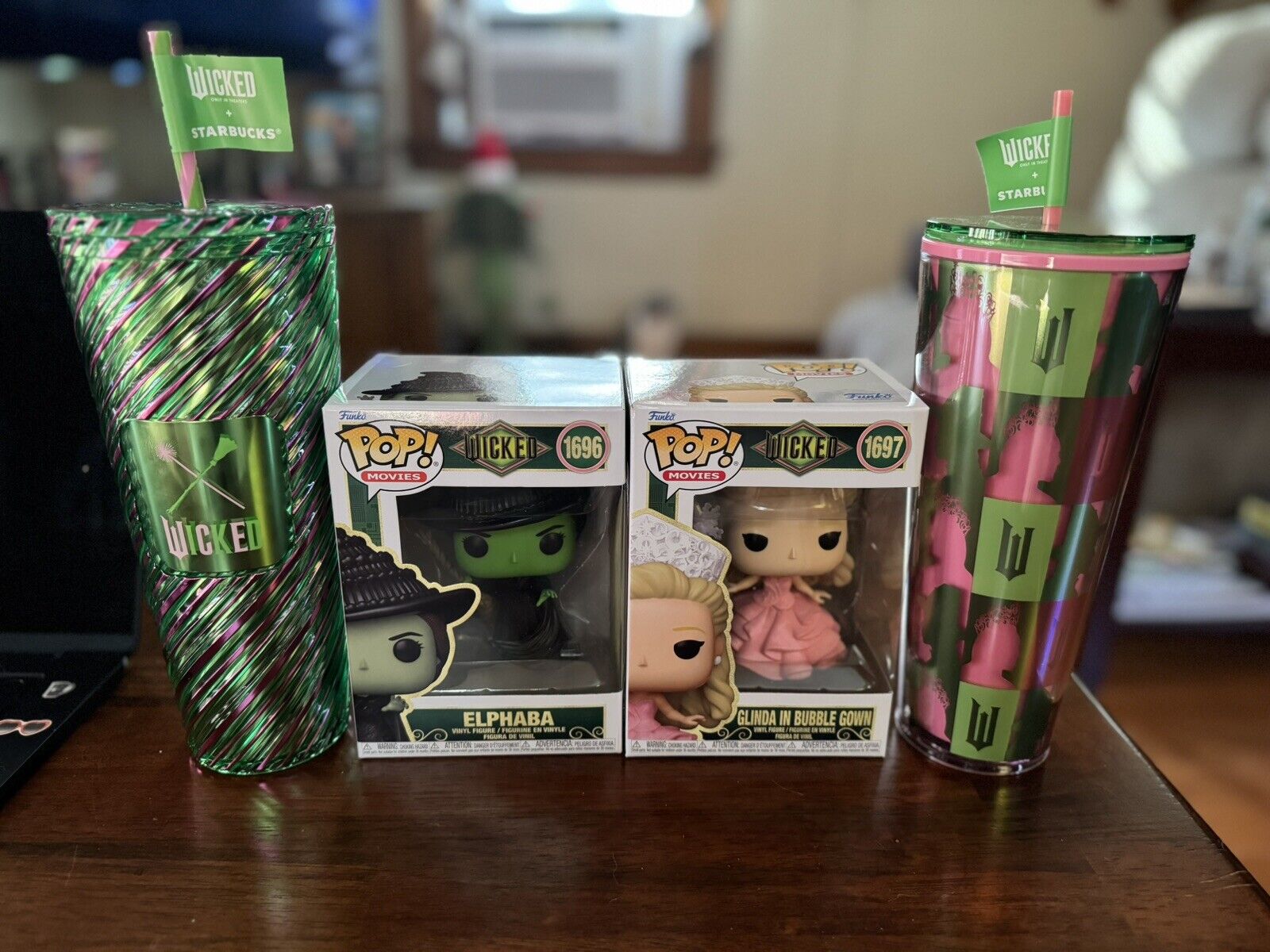 Starbucks And Funko Pop! Wicked Lot Elephaba & Glinda - Tumblers - Funkos - Sold on eBay December 2nd, 2024 for $96.75