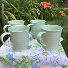 4 Starbucks Design House Stockholm 2010 Green Embossed Oval Mugs - Sold on eBay September 26th, 2024 for $64.00