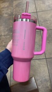 STANLEY x STARBUCKS EXCLUSIVE TUMBLER 40OZ PINK NEW 2024 - Sold on eBay January 12th, 2024 for $299.99