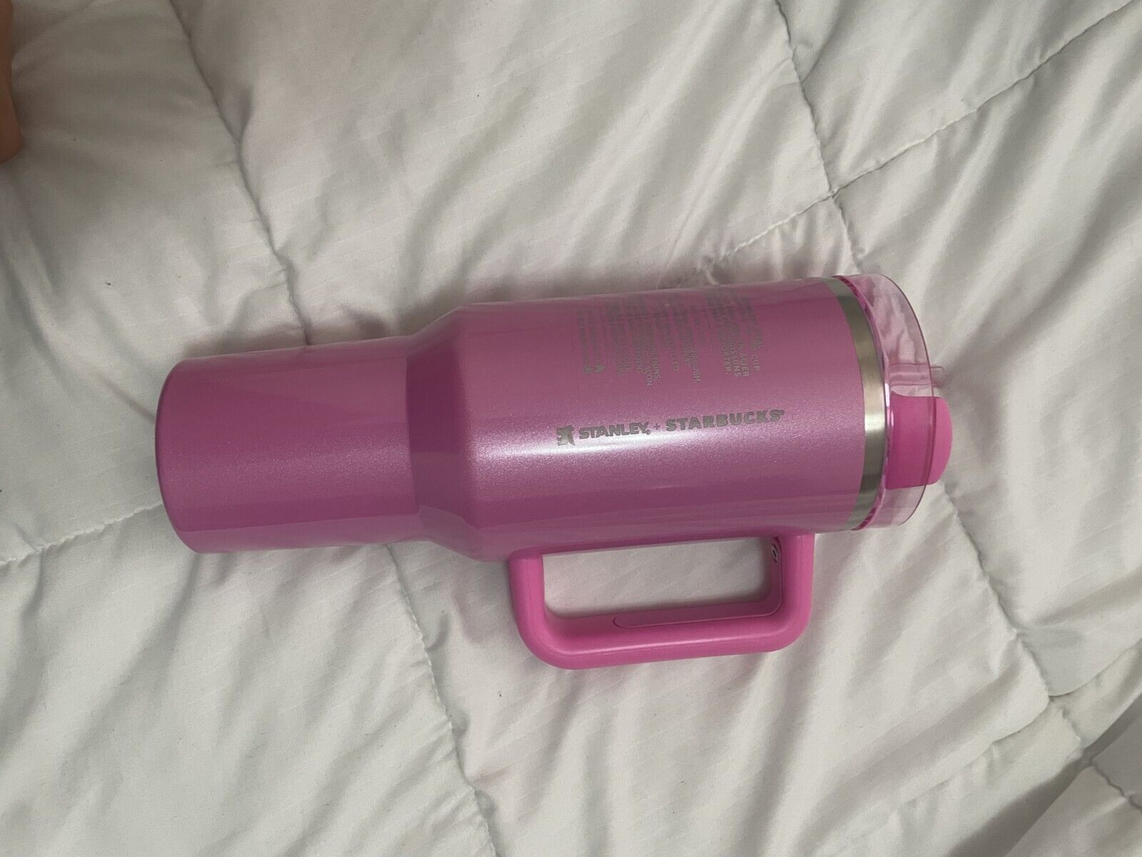 Stanley x Starbucks Winter Pink 40oz Tumbler 2024 Target Exclusive New - Sold on eBay December 24th, 2024 for $84.99