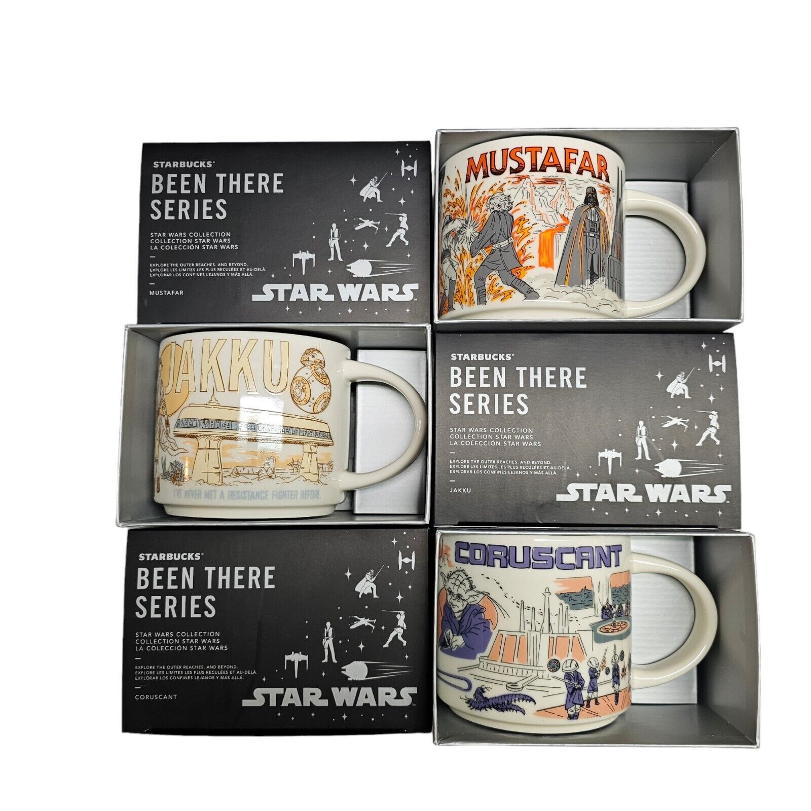 Disney Parks 2023 Star Wars May The 4th Been There Series 3x Mug Set Starbucks - Sold on eBay November 30th, 2024 for $94.99