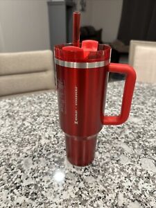 NEW LIMITED Starbucks x Stanley Holiday 2023 Collab (40 oz) Red Tumbler Mug - Sold on eBay December 29th, 2023 for $220.00