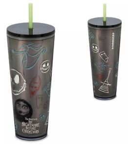 Disney The Nightmare Before Christmas Starbucks Tumbler w/ Straw ORDER CONFIRMED - Sold on eBay October 21st, 2023 for $250.00