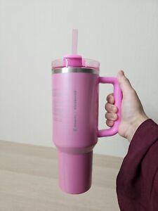 Stanley x Starbucks Exclusive 2024 Pink 40oz Tumbler NEW READY TO SHIP !!! - Sold on eBay January 4th, 2024 for $350.00
