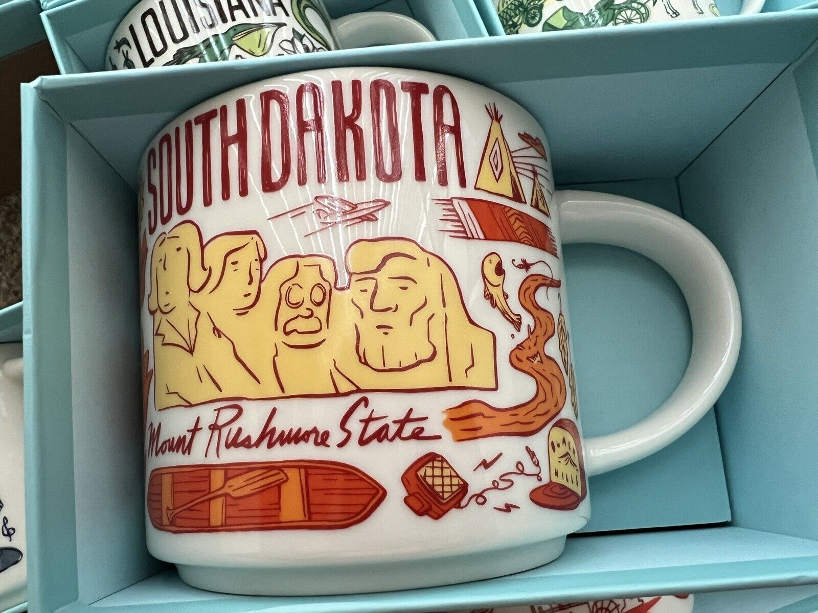 NEW in Box  Starbucks Been There Series Mug 14 oz.  SOUTH DAKOTA - Sold on eBay February 10th, 2025 for $69.99