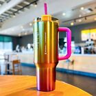 Limited ? Starbucks Stanley Summer 2024 Sunset Gradient Quencher Pink & Gold - Sold on eBay June 26th, 2024 for $95.00