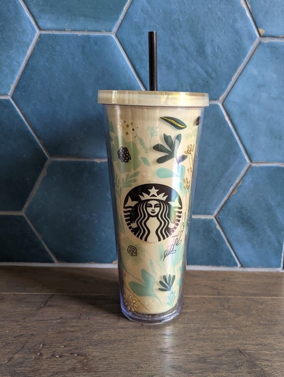 2014 Starbucks Venti Floral Harvest Cold Cup Tumbler NEW RARE HARD TO FIND - Sold on eBay December 14th, 2024 for $99.00