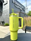 STANLEY X Starbucks 2024 Summer Exclusive Lime Green Shimmer 40oz Tumbler - Sold on eBay July 11th, 2024 for $89.00