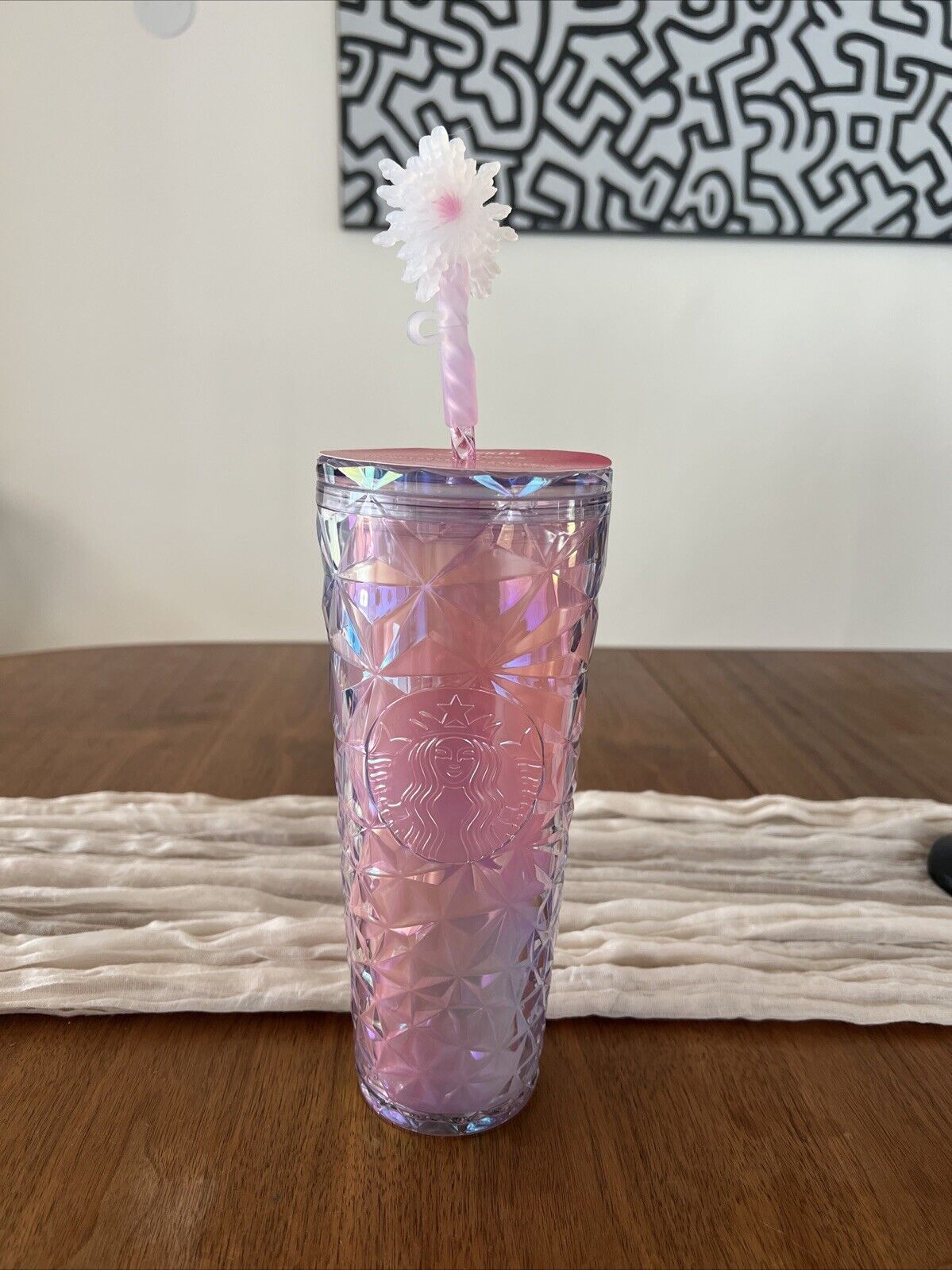 Starbucks x Wicked Glinda Venti Cold Cup Tumbler NWT - Sold on eBay January 29th, 2025 for $100.00