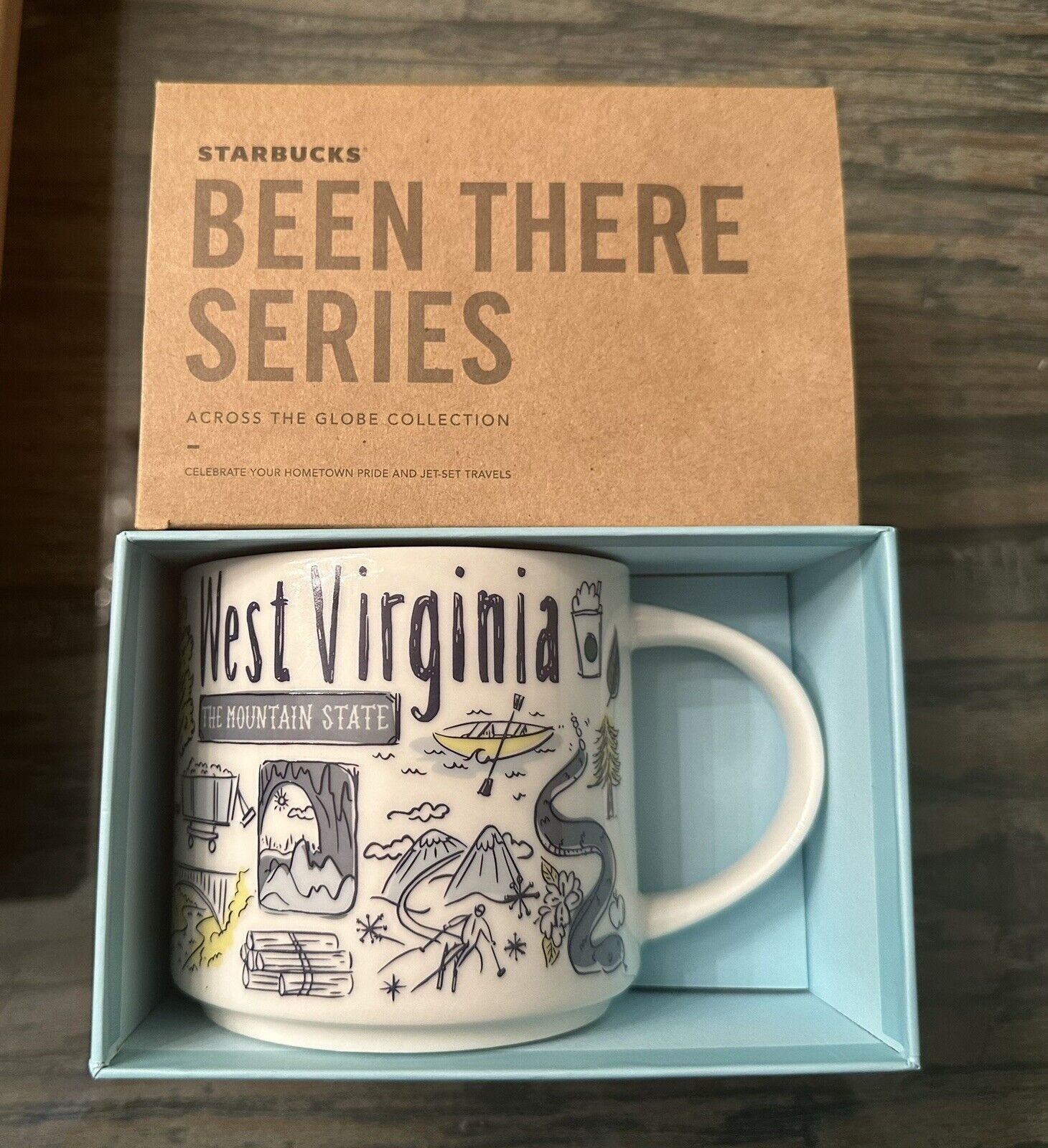 Starbucks Mug West Virginia WV Been There Series 14oz NEW In Box NIB - Sold on eBay December 8th, 2024 for $299.99