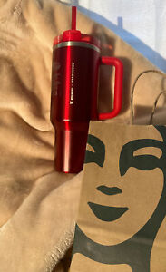 Starbucks + Stanley Holiday 2023 Collab (40 oz) Red Tumbler Mug IN HAND NEW - Sold on eBay December 1st, 2023 for $150.00