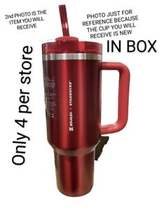 Rare Starbucks + Stanley Holiday 2023 Collab (40 oz) Red Tumbler Mug - Sold on eBay November 2nd, 2023 for $195.00