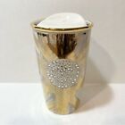 Starbucks Swarovski Crystal Ceramic 2014 Tumbler Gold Travel Mug 12oz Coffee Cup - Sold on eBay June 17th, 2024 for $125.00