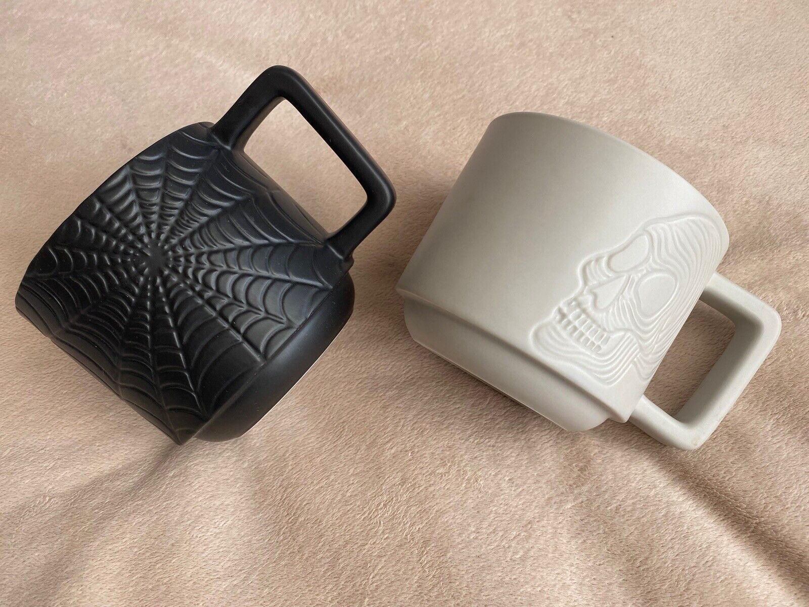 NEW Starbucks Halloween 2019 Skull & Spiderweb Coffee Mugs HTF - Sold on eBay February 15th, 2025 for $75.00