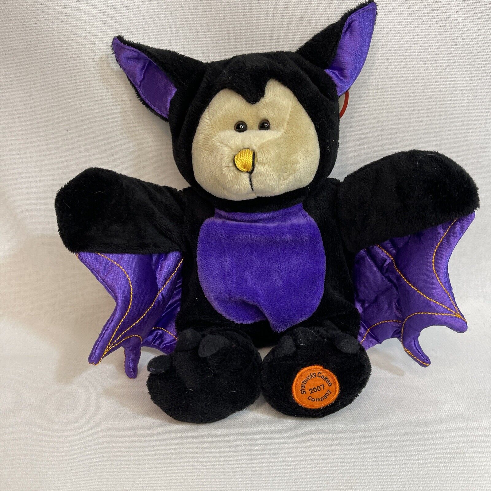 Starbucks Japan Bearista Bat Plush Halloween Ltd 2007 - Sold on eBay March 20th, 2025 for $125.00