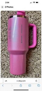 Stanley x Starbucks 2024 Winter Pink 40oz Tumbler Target Exclusive - Sold on eBay February 11th, 2024 for $218.50 (19 bids) 