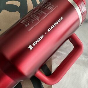NEW LIMITED Starbucks x Stanley Holiday 2023 Collab (40 oz) Red Tumbler Mug - Sold on eBay November 24th, 2023 for $175.00
