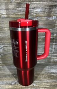 Starbucks x Stanley Holiday 2023 40 oz Red Tumbler Cup Mug Limited Christmas - Sold on eBay December 21st, 2023 for $197.50 (42 bids) 