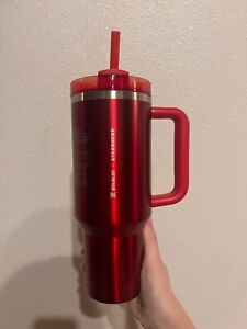 Starbucks X Stanley Holiday Tumbler 2023Collab 40 oz Red Tumbler Limited Edition - Sold on eBay December 5th, 2023 for $255.00 (23 bids) 