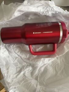 Starbucks + Stanley Holiday 2023 Collab (40 oz) Red Tumbler Mug - Sold on eBay December 5th, 2023 for $157.50 (27 bids) 