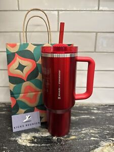 ?NEW LIMITED Starbucks x Stanley Cup Holiday 2023 Collab (40 oz) Red Tumbler ? - Sold on eBay November 18th, 2023 for $154.99