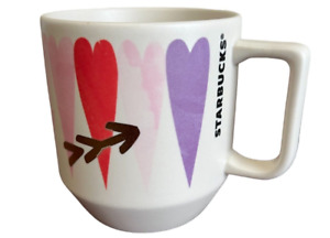 Starbucks Painted Hearts Coffee Mug Ceramic Cup Love Valentines Day Heart/Arrow - Sold on eBay March 4th, 2024 for $500.00