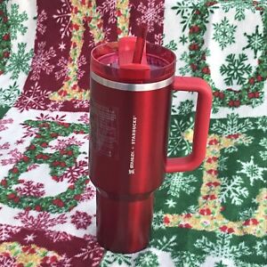 Starbucks + Stanley Holiday 2023 Collaboration RED Exclusive Edition 40 oz NEW - Sold on eBay November 13th, 2023 for $147.95