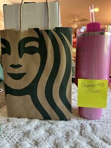 Stanley x Starbucks Exclusive 2024 Pink 40oz Tumbler NEW! In Hand! Quick Ship!? - Sold on eBay January 12th, 2024 for $222.50 (30 bids) 