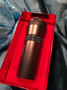Starbucks Swarovski Tumbler Black Stainless Steel 2016 New In Box - Sold on eBay November 30th, 2023 for $175.00