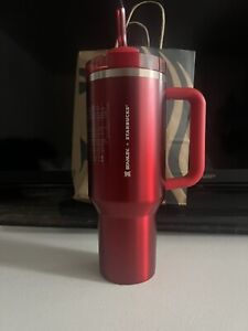 New Stanley X Starbucks Cup RED 40z  Brand New HOLIDAY 2023 - Sold on eBay November 4th, 2023 for $150.00