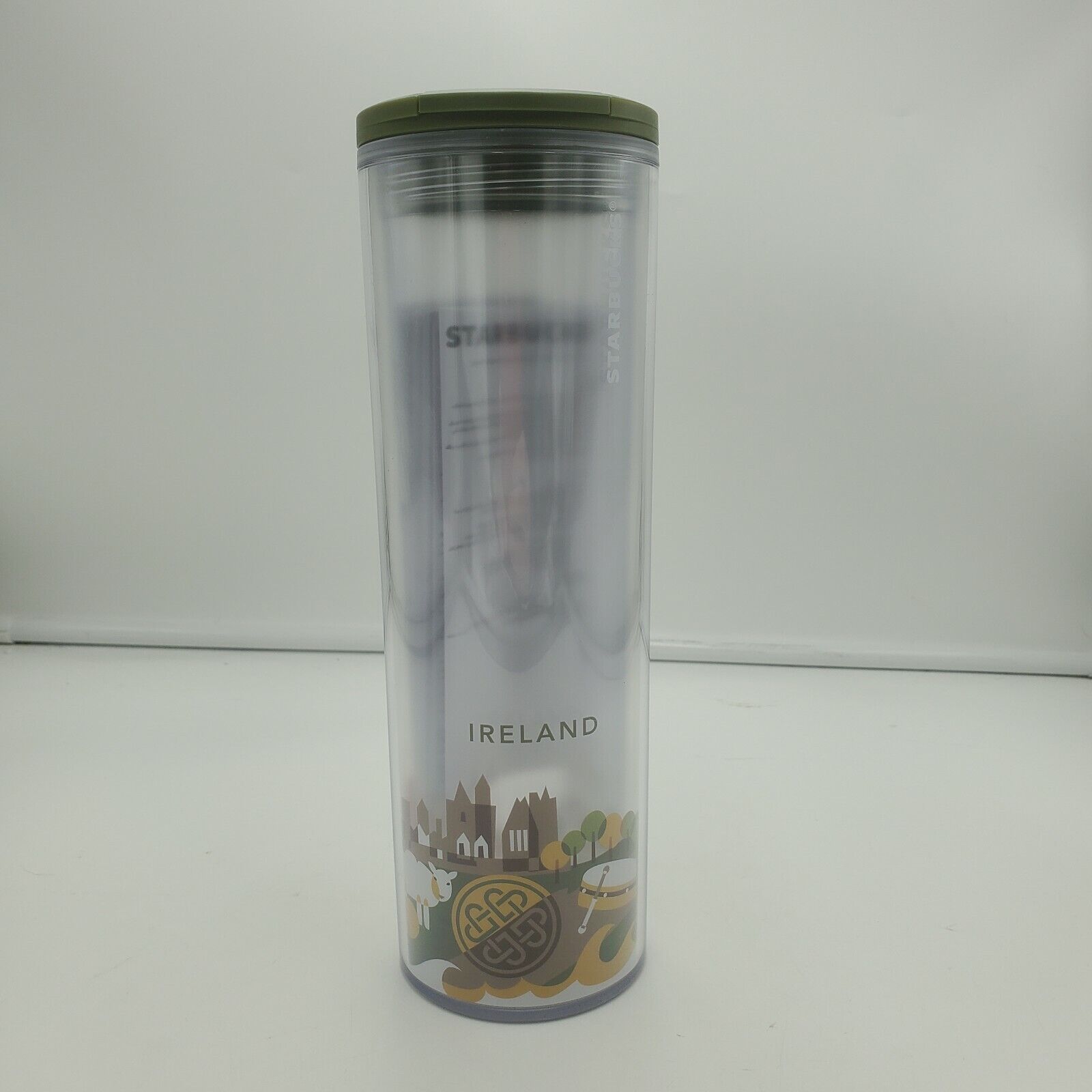 Starbucks Ireland YAH Tumbler Puffin Knot Sheep Thatch Shamrock Mug Plastic New - Sold on eBay February 1st, 2025 for $124.99