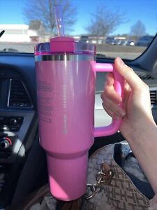Stanley x Starbucks Exclusive 2024 Pink 40oz Tumbler NEW - Sold on eBay January 5th, 2024 for $199.00