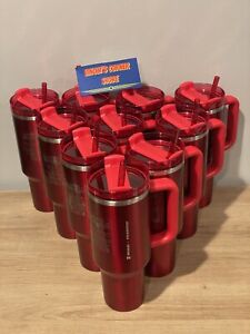 ( 1 ) Starbucks X Stanley Red Cup Christmas Holiday 2023?? Ready To Ship! - Sold on eBay November 6th, 2023 for $189.99