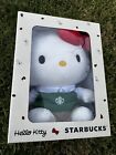 Starbucks 2024 HELLO KITTY Plush Toy in Green Barista Apron Sanrio 8" US SELLER - Sold on eBay September 13th, 2024 for $149.95