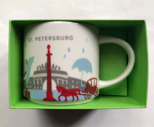 NEW Starbucks You Are Here YAH 14 oz Coffee St. Petersburg SPb MUG! ~~US ship~~ - Sold on eBay November 13th, 2023 for $150.00