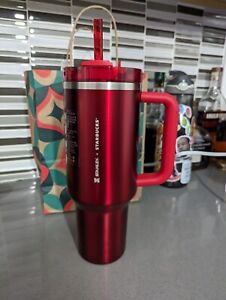 ? Starbucks Stanley Holiday 2023 40 Oz Red Tumbler IN HAND Free Same Day Ship ? - Sold on eBay November 15th, 2023 for $150.00