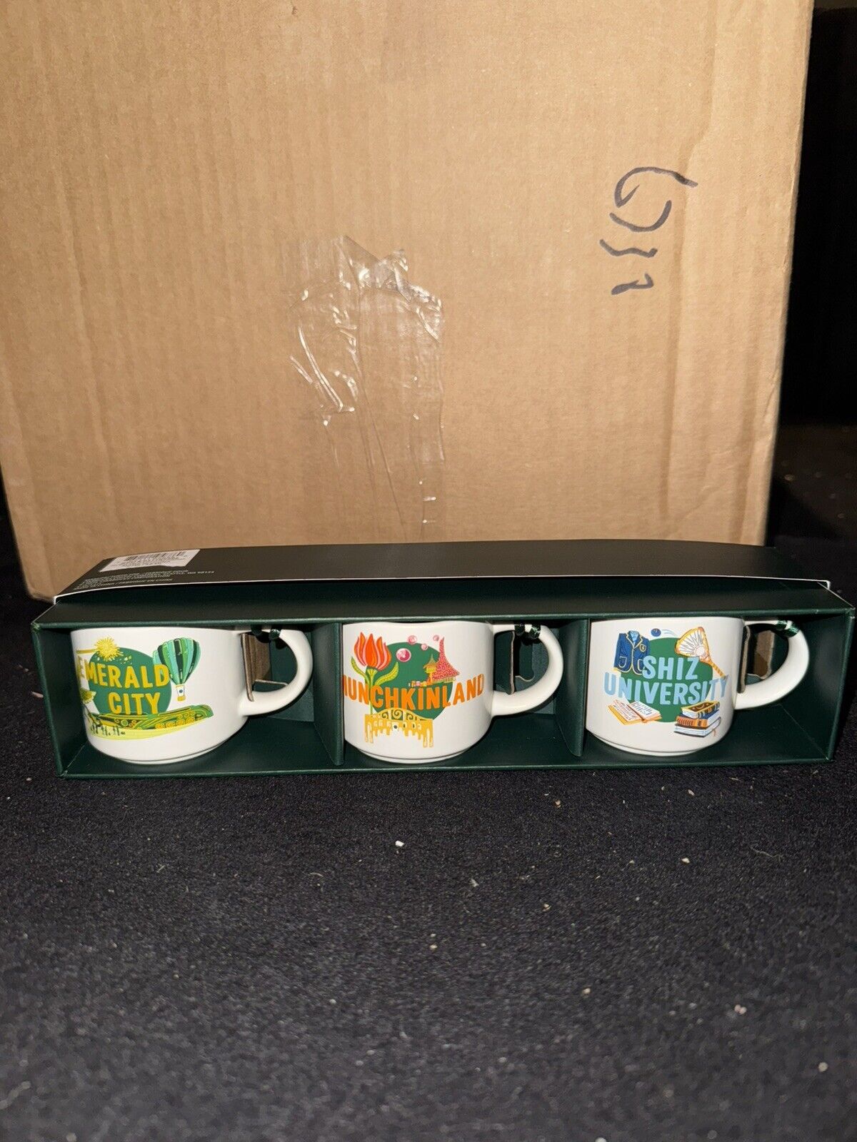 Universal Studios Wicked Starbucks Discovery Series 3 Mini Mug 2 Oz Ornament Set - Sold on eBay December 26th, 2024 for $119.99