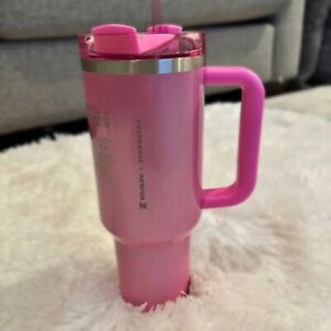 New Stanley x Starbucks Exclusive 2024 PINK 40oz Tumbler - Sold on eBay February 28th, 2024 for $206.00 (24 bids) 