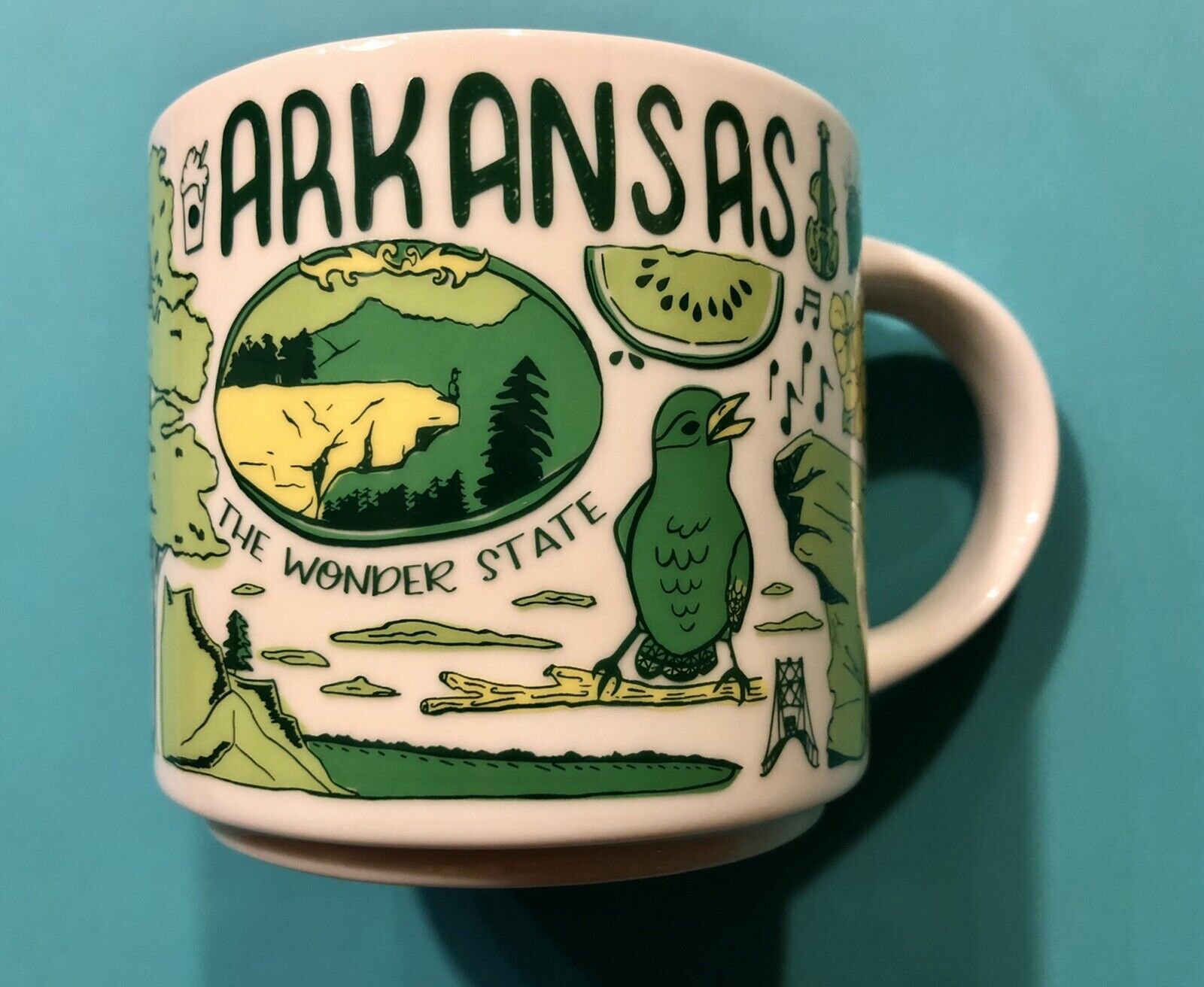 STARBUCKS COFFEE MUG - ARKANSAS - Sold on eBay December 19th, 2024 for $157.50 (13 bids) 
