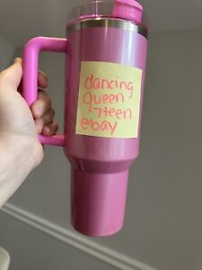 Stanley x Starbucks Winter Pink 40oz Tumbler *ACTUAL CUP* - Sold on eBay January 19th, 2024 for $227.50 (22 bids) 