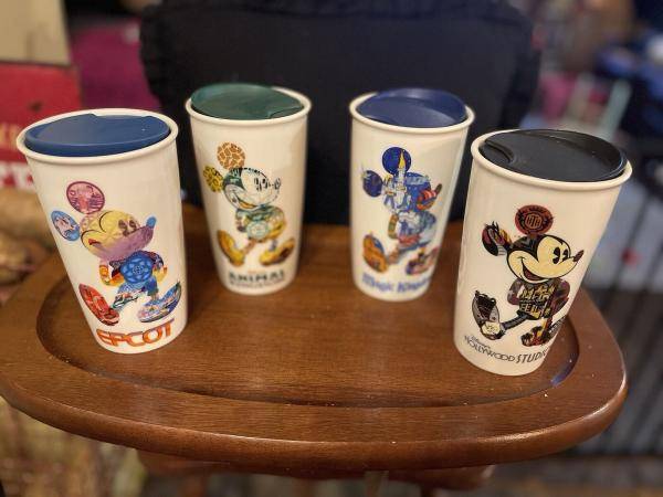 Starbucks Walt Disney World Coffee Mug  ceramic tumbler 4 Park Set - Sold on eBay November 6th, 2024 for $100.00