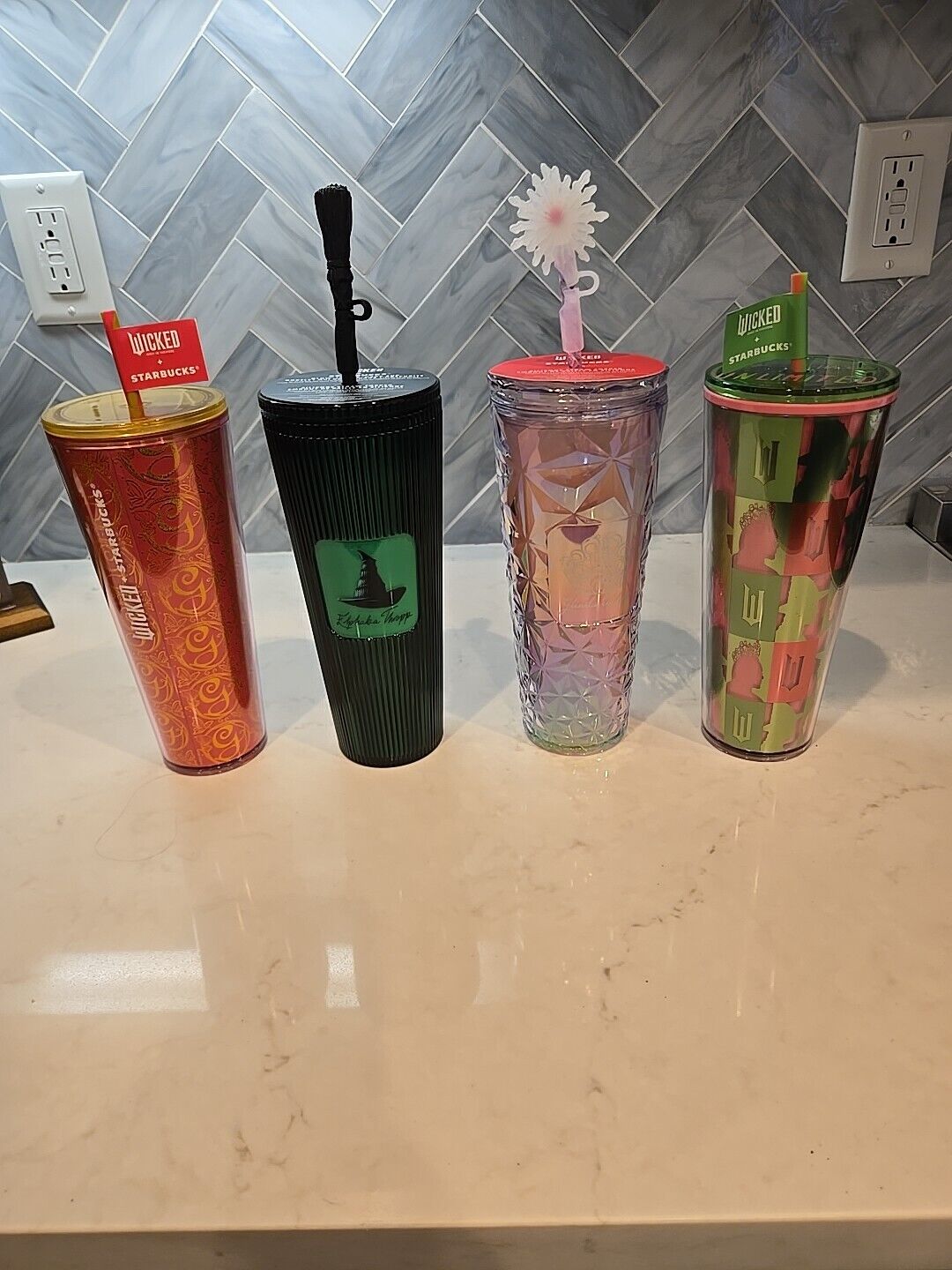 Starbucks Wicked Collection  Of 4  Cups - Sold on eBay December 30th, 2024 for $182.50 (5 bids) 