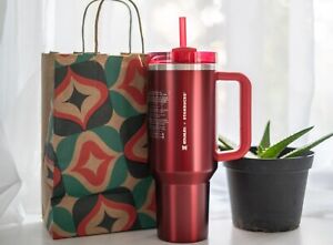NEW Starbucks Stanley Holiday 2023 Collab 40oz Red Tumbler - IN HAND Ships Fast! - Sold on eBay November 26th, 2023 for $165.00
