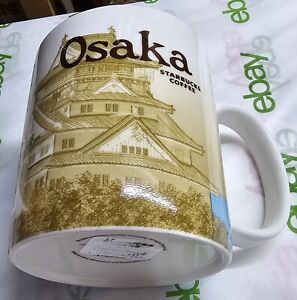 2009 STARBUCKS Coffee Mug OSAKA Icon 16 oz MIC w Partial SKU, Discontinued Japan - Sold on eBay December 28th, 2023 for $359.95