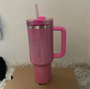 Stanley X Starbucks X Target 2024 Release Winter Pink  40oz Tumbler In-Hand! - Sold on eBay January 8th, 2024 for $275.00 (1 bids) 
