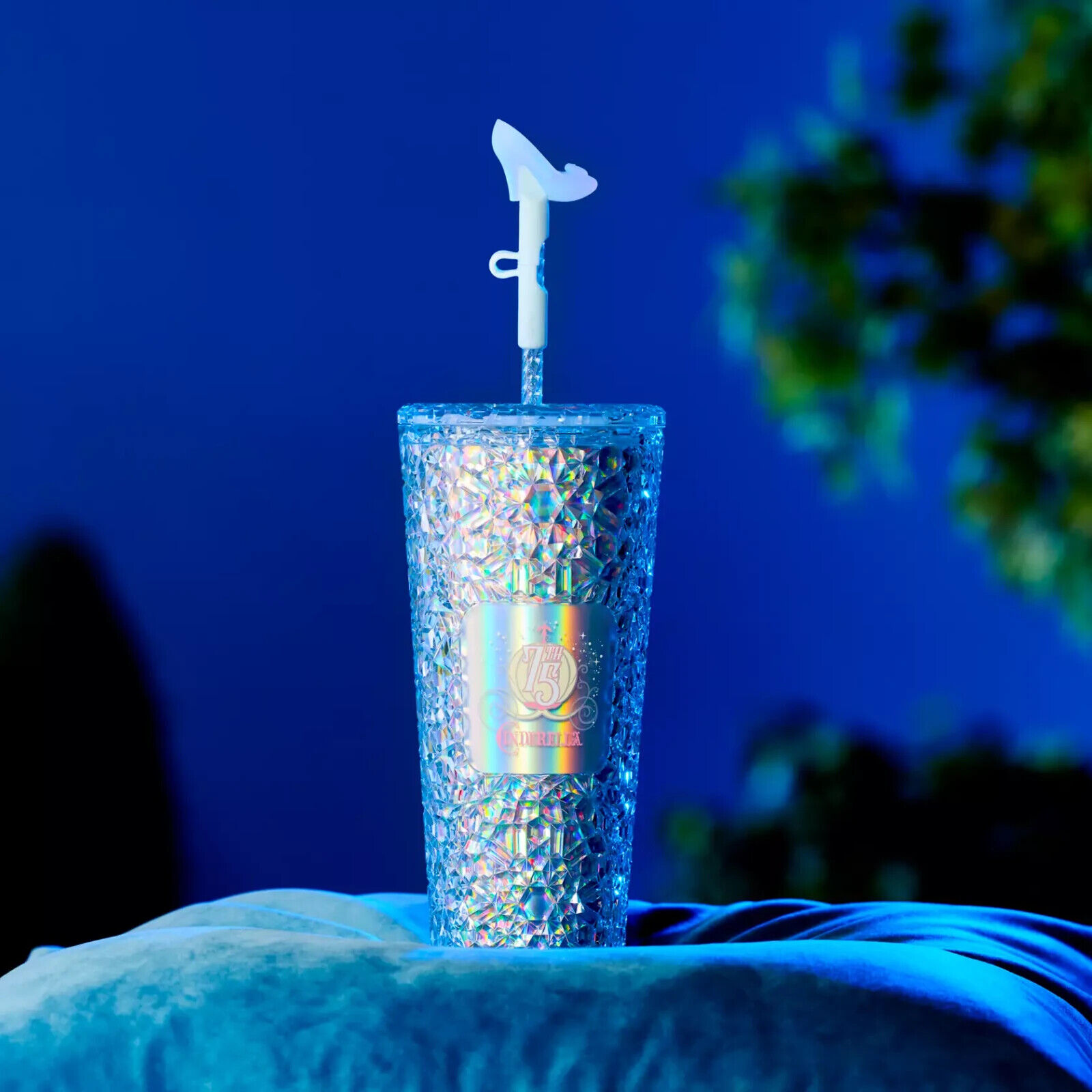Disney Cinderella 75th Anniversary Starbucks Tumbler Glass Slipper Straw PRESALE - Sold on eBay February 28th, 2025 for $88.00