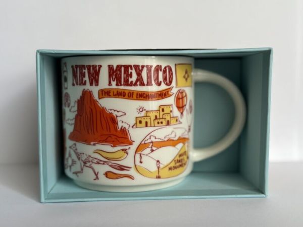 Starbucks Mug NEW MEXICO NM Been There Series 14oz NEW In Box NIB Coffee Cup - Sold on eBay October 23rd, 2024 for $145.00